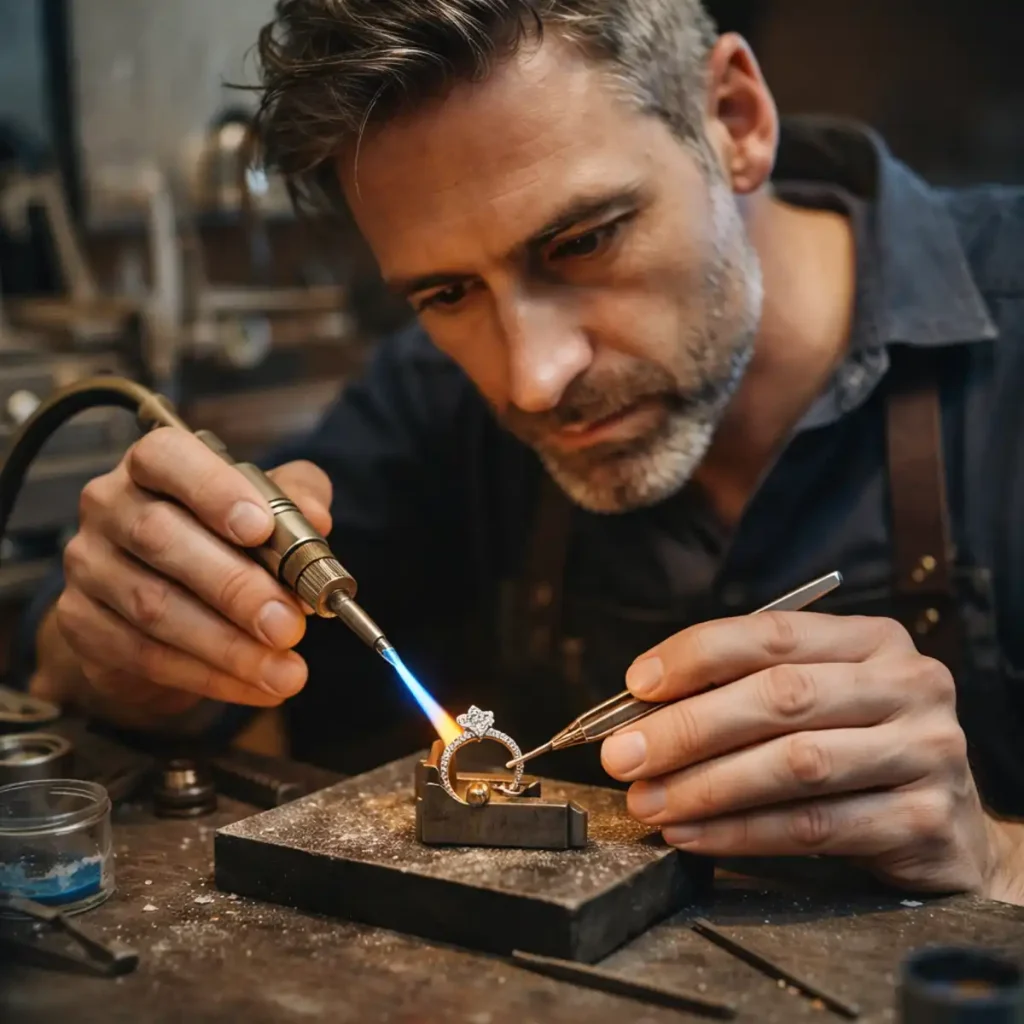 engagement ring settings, claw setting, bezel setting,