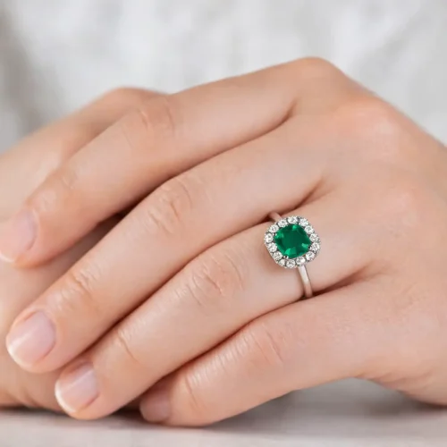 Sapphire Ruby And Emerald Engagement Rings In Hatton Garden